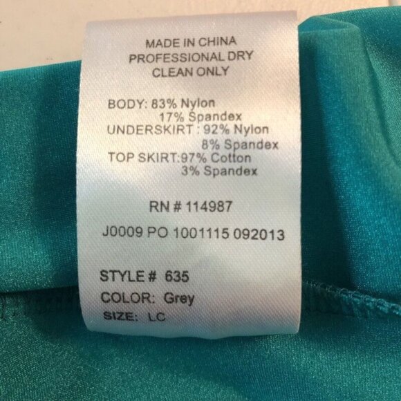 Revolution Dancewear Costume Girls Child Large 2 Pc Let It Roll Style # 635 - Picture 8 of 9